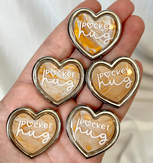 Pocket Hug – Mini Token of Love & Encouragement | Polymer Clay Heart Gift | Comfort for Friends, Family, or Grief Support