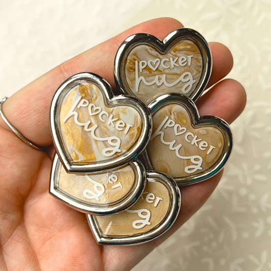 Pocket Hug – Mini Token of Love & Encouragement | Polymer Clay Heart Gift | Comfort for Friends, Family, or Grief Support