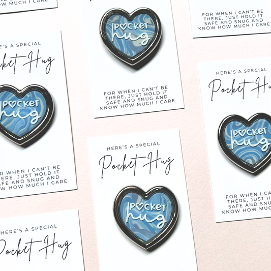 Pocket Hug Token – Mini Gift of Comfort & Love | Mindful Keepsake | Sentimental Thinking of You Gift
