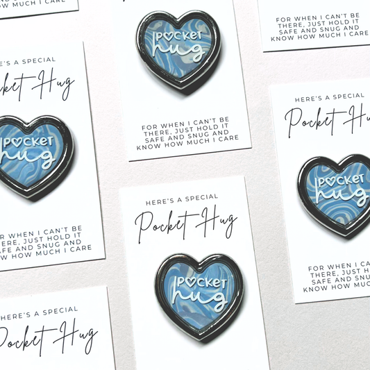 Pocket Hug Token – Mini Gift of Comfort & Love | Mindful Keepsake | Sentimental Thinking of You Gift