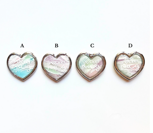Pastel Pocket Hug Token – A Small Gift of Comfort, Encouragement, and Love | Mindful Keepsake for Family, Friends, & Loved Ones