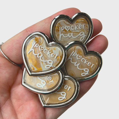 Pocket Hug – Mini Token of Love & Encouragement | Polymer Clay Heart Gift | Comfort for Friends, Family, or Grief Support